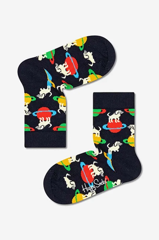 μαύρο Παιδικές κάλτσες Happy Socks Planet Dog Παιδικά