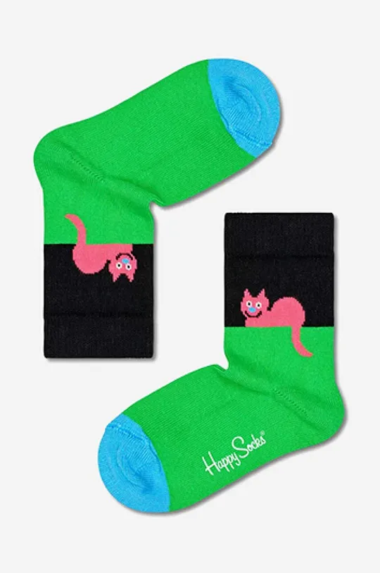 πολύχρωμο Παιδικές κάλτσες Happy Socks Cat Παιδικά