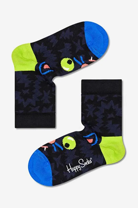 πολύχρωμο Παιδικές κάλτσες Happy Socks Cat Παιδικά