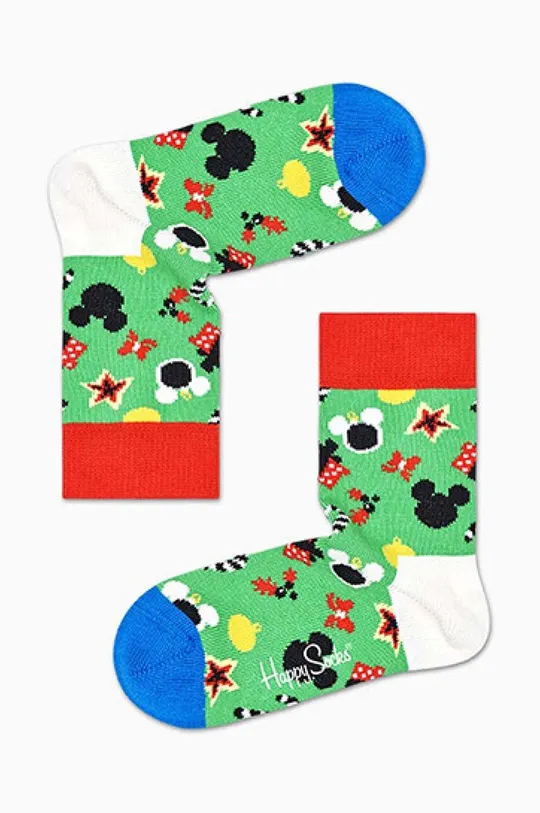 zelena Otroške nogavice Happy Socks x Disney Treemendous Otroški