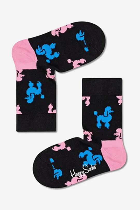 μαύρο Παιδικές κάλτσες Happy Socks Poodle Παιδικά