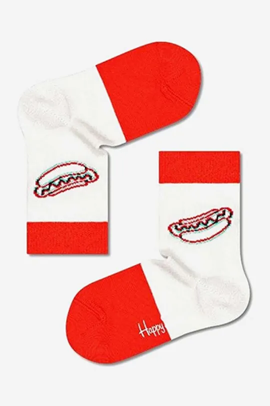 viacfarebná Ponožky Happy Socks 3D Hotdog Detský