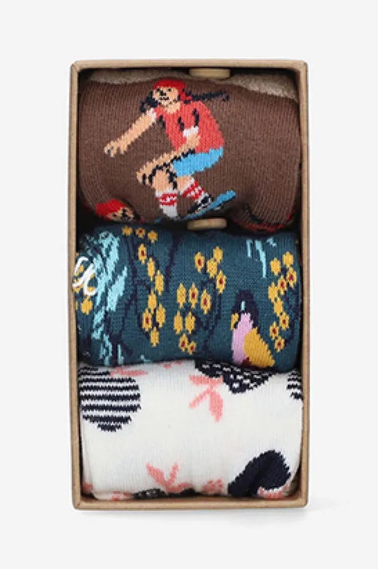 Παιδικές κάλτσες Cabaia UNE JOLIE APRES 3-pack πολύχρωμο