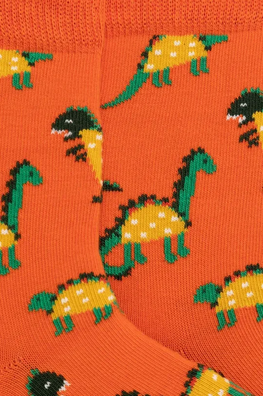 Παιδικές κάλτσες Happy Socks πορτοκαλί