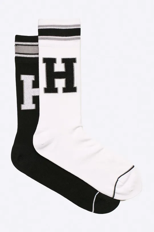 biela Tommy Hilfiger - Ponožky TH Patch (2-pak) Pánsky