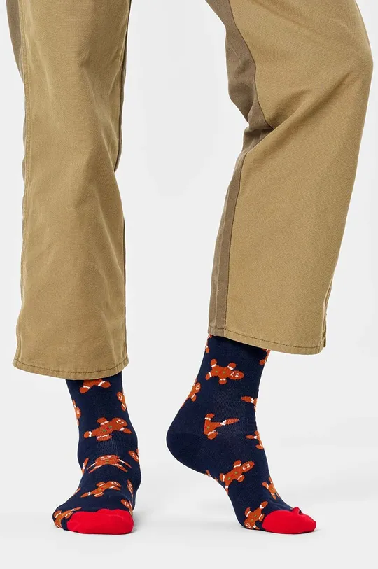 Шкарпетки Happy Socks Holiday Singles Gingerbread Unisex