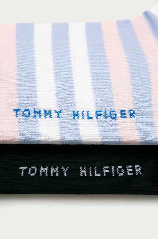 Tommy Hilfiger - Členkové ponožky (2-pak) svetlomodrá