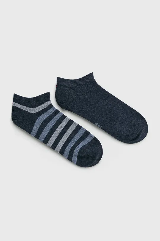 tmavomodrá Tommy Hilfiger - Členkové ponožky (2-pak) Pánsky