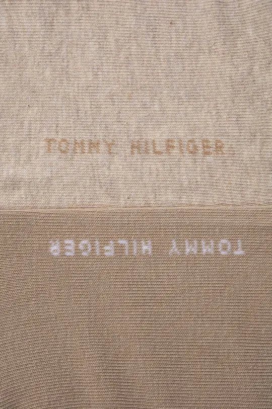 Nogavice Tommy Hilfiger 2-pack bež