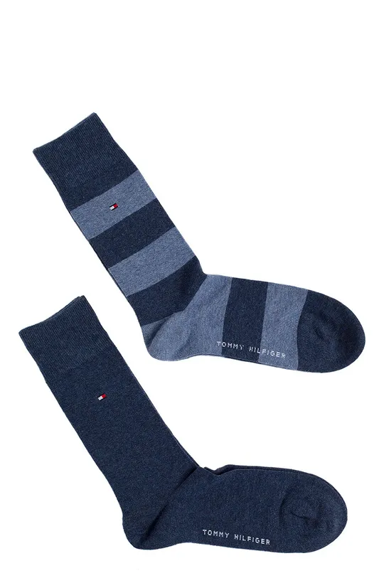 niebieski Tommy Hilfiger skarpetki (2-pack) 342021001 Męski