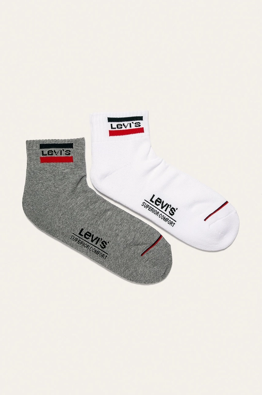 biały Levi's - Skarpetki (2-pack) Męski