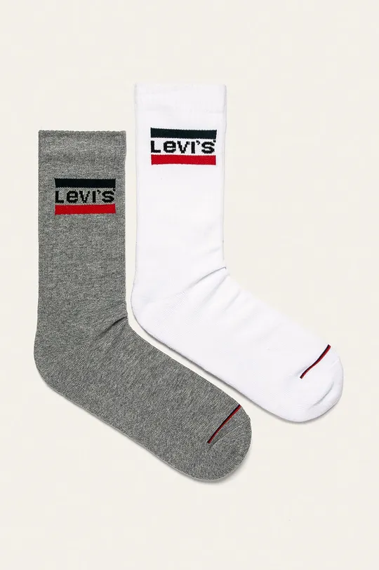 Levi's - Шкарпетки (2-pack) довгі шкарпетки білий 37157.0151