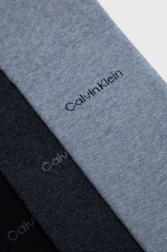 Calvin Klein - Ponožky (3-pack) modrá