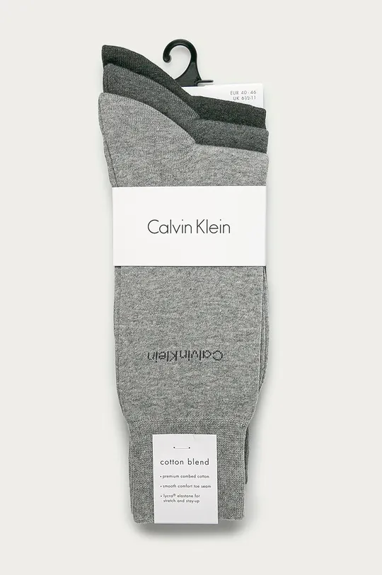 Calvin Klein nogavice (3-pack)  72% Bombaž, 25% Poliamid, 3% Elastan