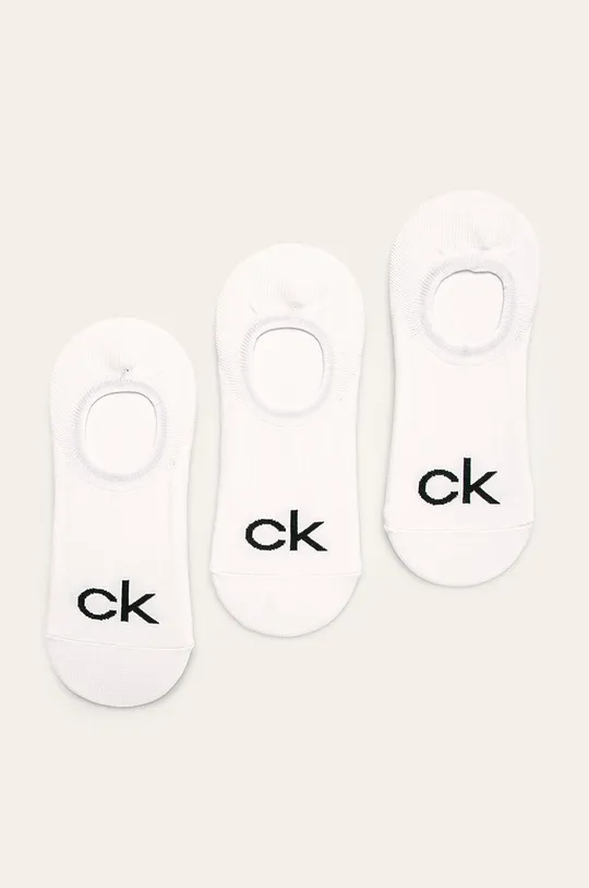 белый Calvin Klein - Короткие носки (3-pack) Мужской