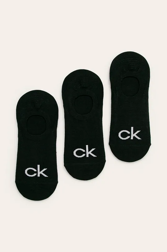 чёрный Calvin Klein - Короткие носки (3-pack) Мужской
