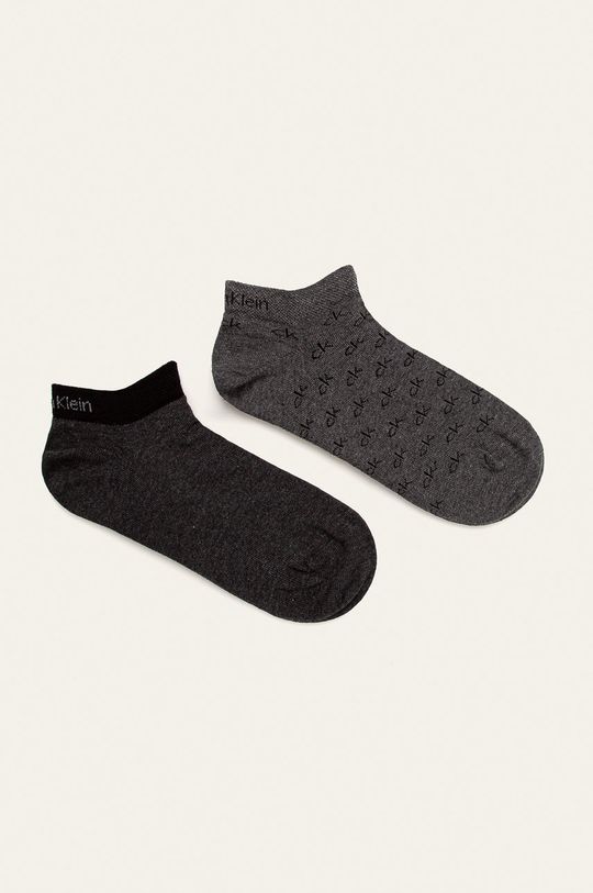 šedá Calvin Klein - Ponožky (2-pack) Pánský