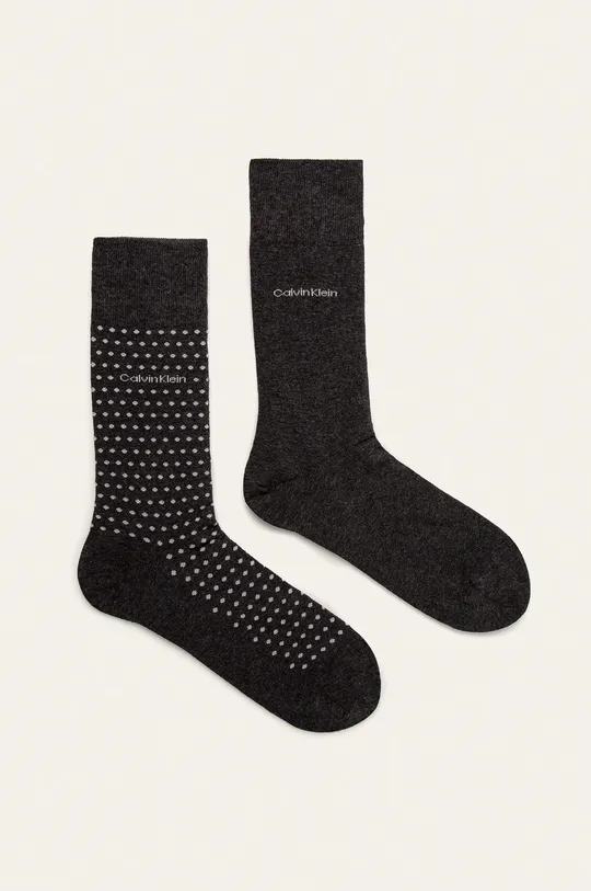 sivá Calvin Klein - Ponožky (2-pak) Pánsky