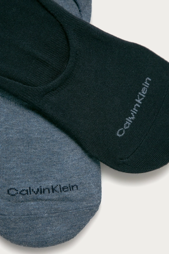 Calvin Klein - Členkové ponožky (2-pak) modrá