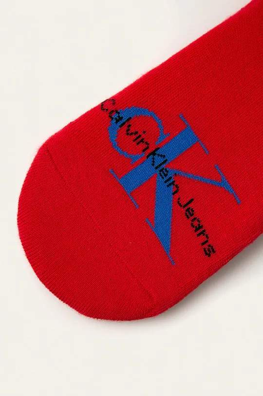 Calvin Klein - Členkové ponožky červená