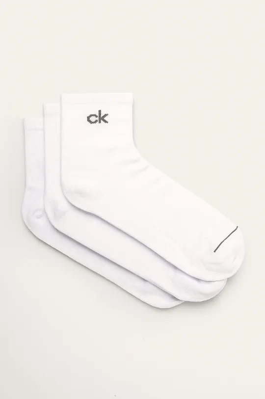 biela Calvin Klein - Ponožky (3-pak) Pánsky