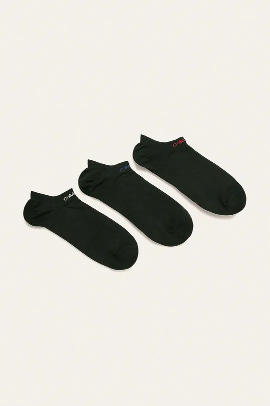 čierna Calvin Klein - Členkové ponožky (3-pak) Pánsky