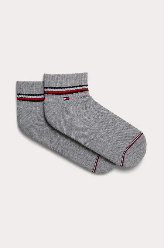 siva Tommy Hilfiger nogavice (2-pack) Moški