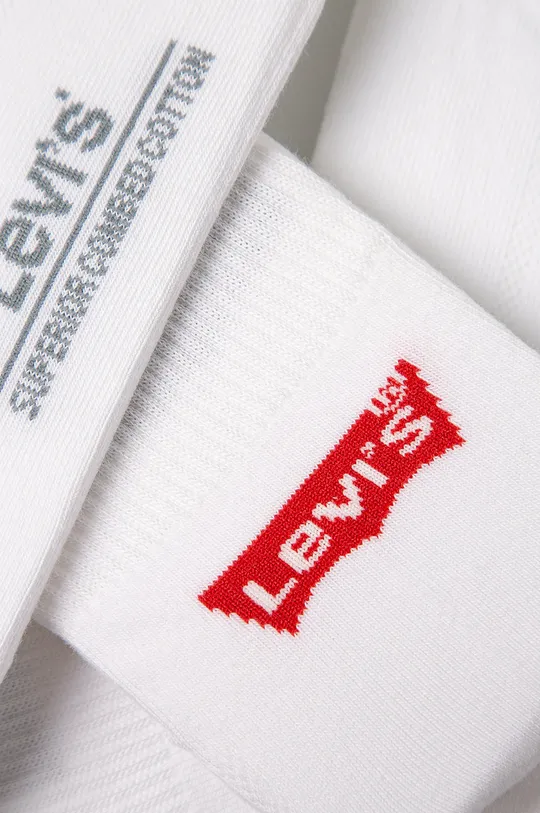 Levi's - Ponožky (3-pak) biela