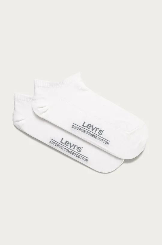 biela Levi's - Členkové ponožky (2-pak) Pánsky
