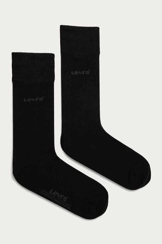černá Levi's - Ponožky (2-pack) Pánský