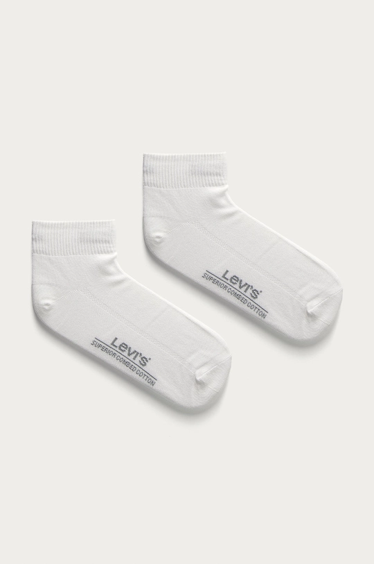 biały Levi's Skarpetki (2-pack) Męski