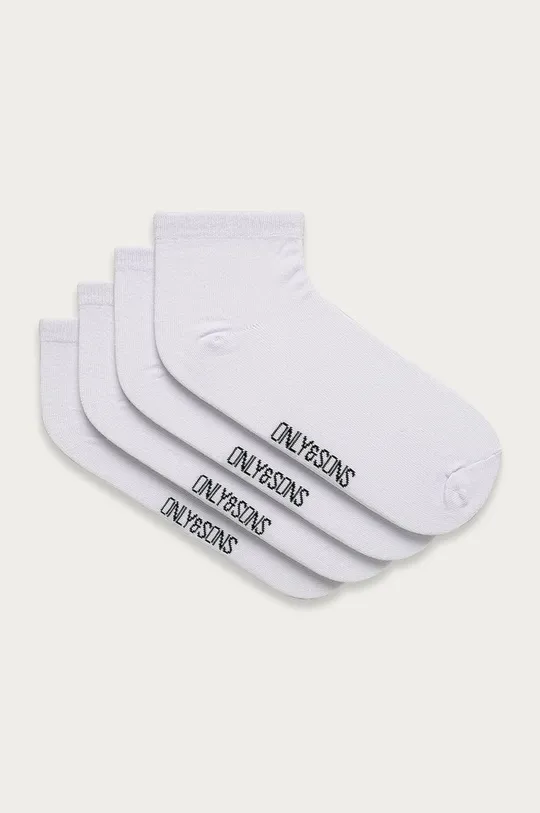 biela Only & Sons - Ponožky (4-pak) Pánsky
