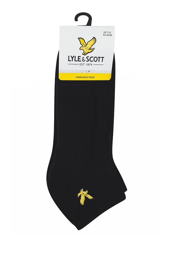 Lyle & Scott - Ponožky ROSS (3-pak)  68% Bavlna, 2% Elastan, 30% Polyamid