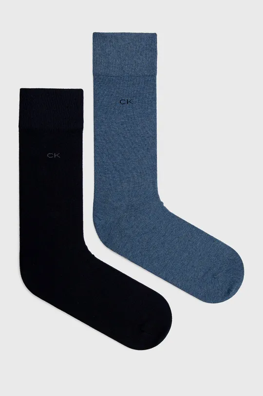 μπλε Κάλτσες Calvin Klein 2-pack Ανδρικά