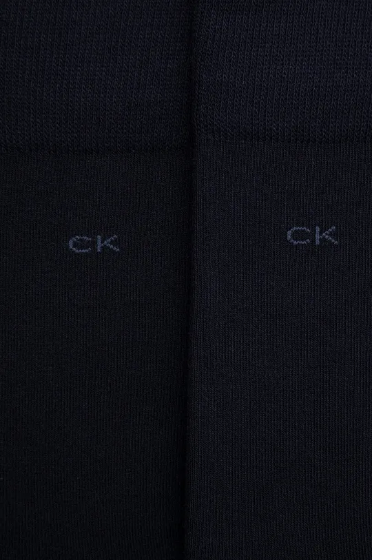 Čarape Calvin Klein 2-pack mornarsko plava