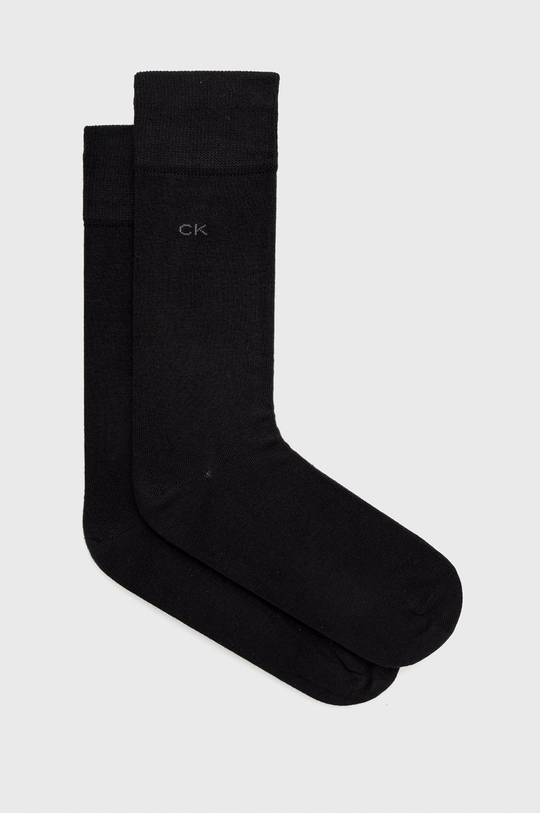 czarny Calvin Klein skarpetki 2-pack Męski