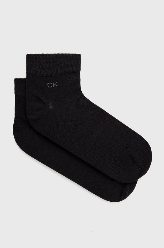 černá Ponožky Calvin Klein (2-pak) Pánský
