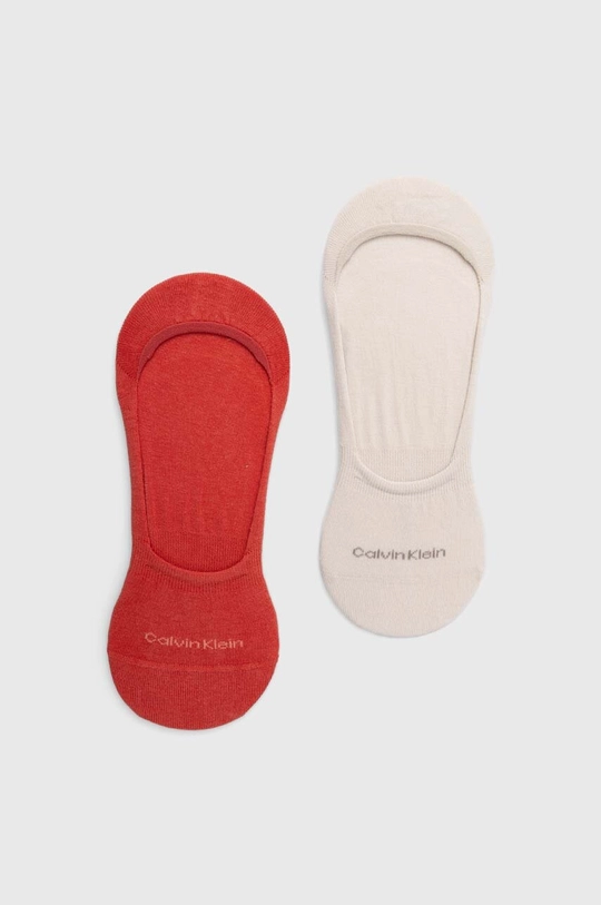 beżowy Calvin Klein skarpetki 2-pack Męski