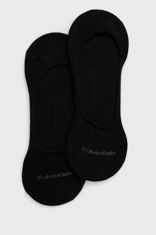 nero Calvin Klein calzini pacco da 2 Uomo