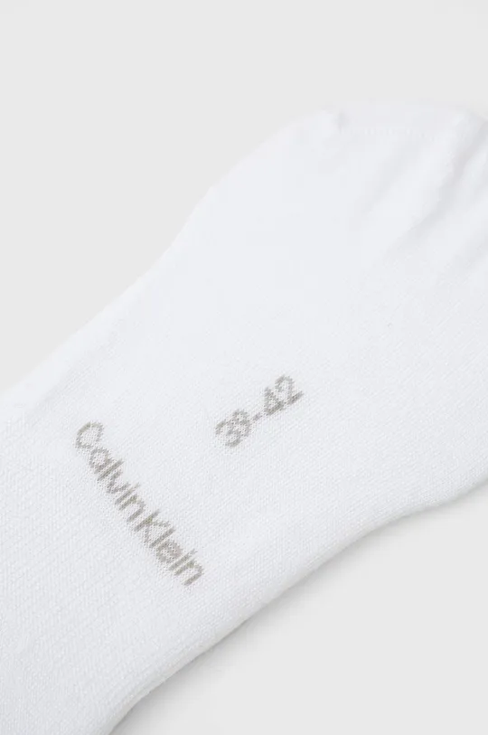 Ponožky Calvin Klein (2-pak) biela