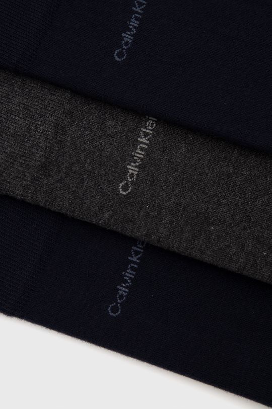 Ponožky Calvin Klein (3-pak) sivá