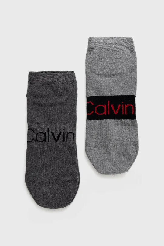 γκρί Calvin Klein κάλτσες (2-pack) Ανδρικά