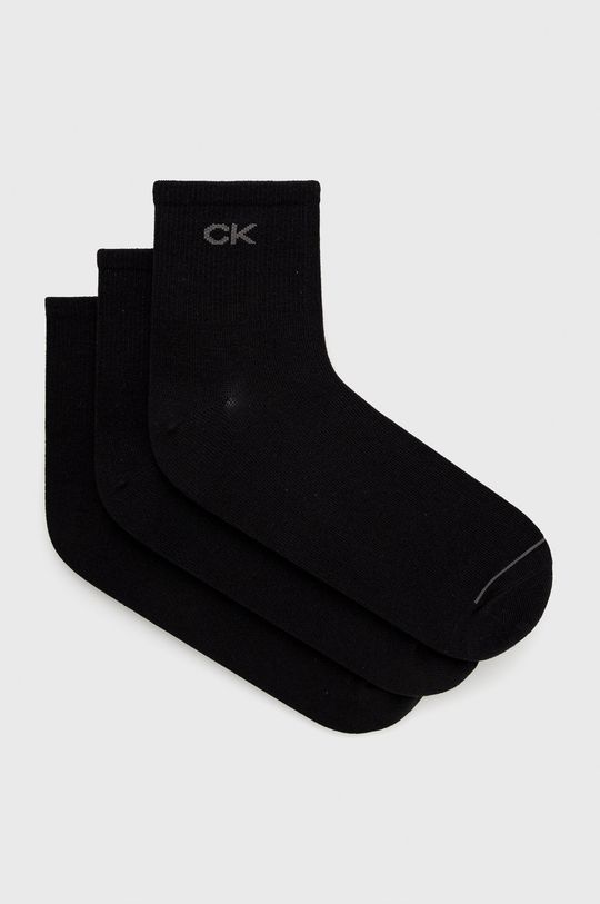 czarny Calvin Klein Skarpetki (3-pack) Męski