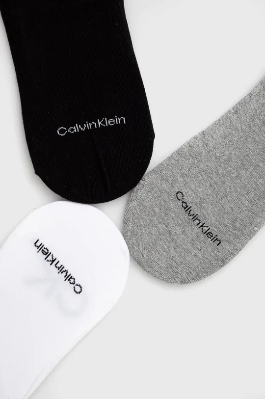 Calvin Klein nogavice (3-pack) siva
