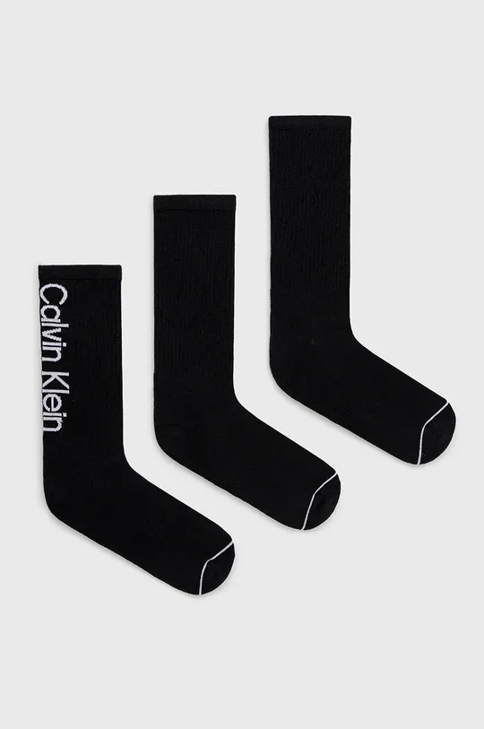 črna Calvin Klein nogavice (3-pack) Moški