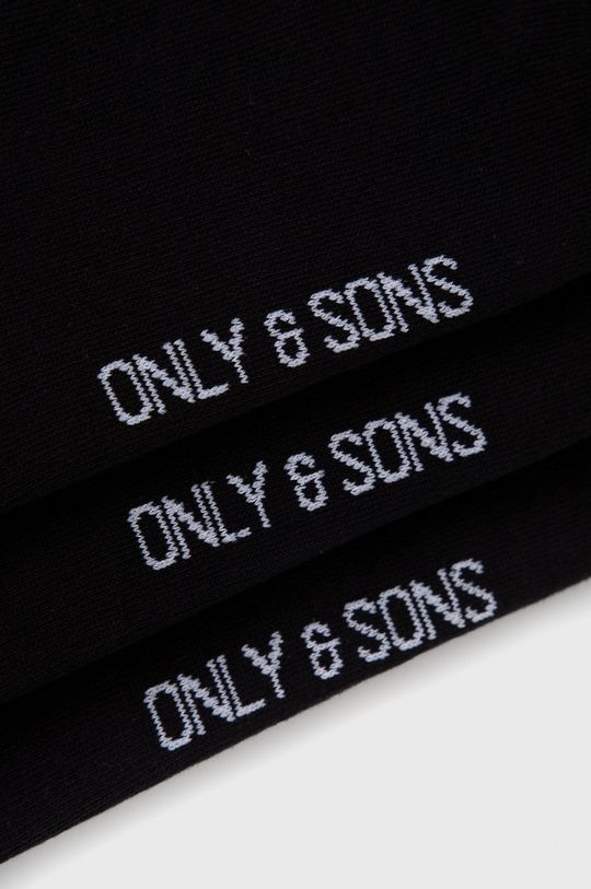 Only & Sons Skarpetki (3-pack) czarny