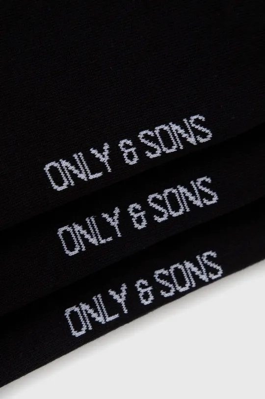 Only & Sons Skarpetki (3-pack) czarny