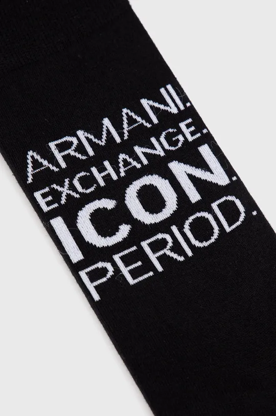 Ponožky Armani Exchange čierna