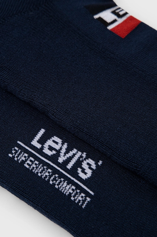 Čarape Levi's (2-pack) mornarsko plava