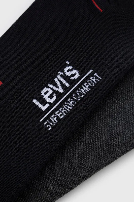 Čarape Levi's (2-pack) crna